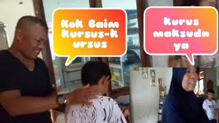 Lebaran ke rumah uncu Ris