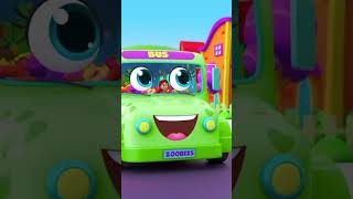 Колеса на автобусе #shorts #nurseryrhymes #zoobees #wheelsonthebus #kidssong