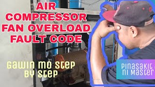 INGERSOL RAND AIR COMPRESSOR  ||  FAN OVERLOAD FAULT CODE ||