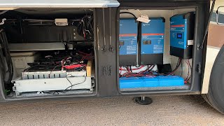 RV SOLAR INSTALL COMPLETE - VICTRON - USING ALTERNATIVE BATTERY SYSTEM