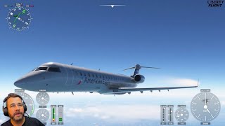 Bombardier CRJ=700 From KMCO to KMEM flight time 1 hour 41 min  (486) #msfs