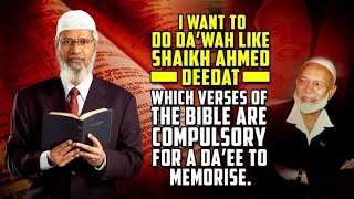 If you want to become like zakir naik and shaikh ahmed deedad |dr. Zakir naik|