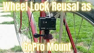 Oldschool Bicycle Wheel Lock Repurposing