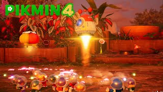 Pikmin 4 Sun-Speckled Terrace: Meandering Slope Gameplay Switch