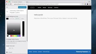 14 - Edit Header on Tesseract in WordPress - 2016