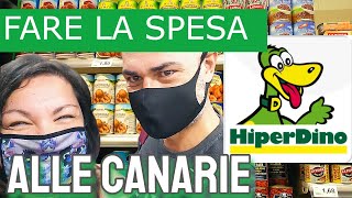 SUPERMERCATO ALLE CANARIE - Fare la Spesa all' HIPERDINO, Gran Canaria - PRODOTTI TIPICI CANARI