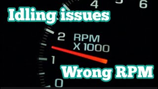 How to do a Subaru idle relearn process.  subaru having idling issues.