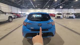 Corey's stunning new 2019 Toyota Corolla hatchback SE 6-speed manual!!😍 🤩