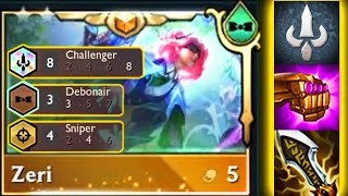 8 Challenger - 4 Sniper VIP ZERI Very Fast! 😉  | TFT Set 6.5