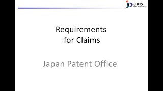 Requirements for Claims (2017)