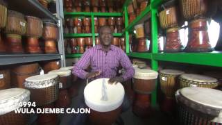 M'bemba Bangoura Plays Wula Drum #4994 Djembe Cajon