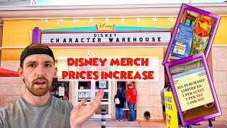 DISNEY CHARACTER WAREHOUSE OUTLET UPDATE| HIGHER PRICES AND LIMITED MERCH | VINELAND SEPT. 1