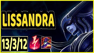 Split 3 LISSANDRA VS ZED - 13/3/12 KDA MID GAMEPLAY