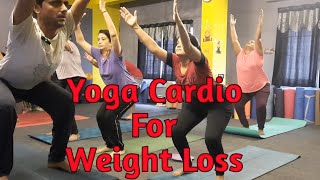 Yoga Cardio For Weight Loss || Yoga Cardio Exercise || Cardio Exercise & Strengthening