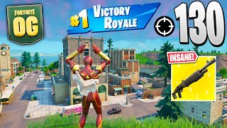 130 Elimination Solo Vs Squads Gameplay Wins (OG Fortnite Reload) Keyboard & Mouse