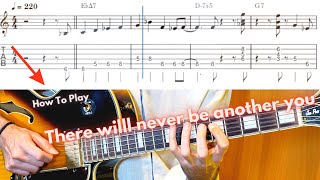 There Will Never Be Another You - Intermediate/Advanced Jazz Guitar (Sheet Music + TAB)