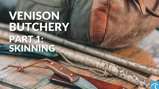 Venison Butchery | Bushcraft Skills | Skinning a deer