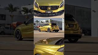 Chrome Gold Wrap - Mercedes Benz A45