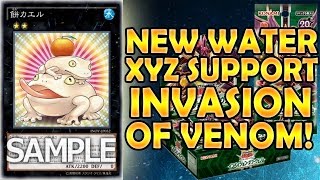 YUGIOH! Invasion of Venom New Water XYZ Support Treatoad!