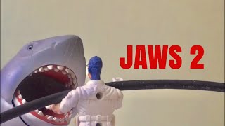 Jaws 2 shark death scene recreation (toys)