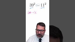 Using the Difference of Squares Factoring Pattern to Simplify a Mental Math Calculation