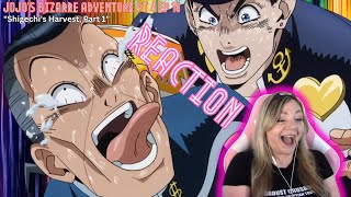 CUTE BUT GREEDY! Jojo's Bizarre Adventure Part 4 Ep 18 "Shigechi's Harvest, Part 1" -reaction/review