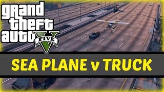 SEA PLANE V TRUCK! GTA 5 Xbox One / PS4 (New Online Funny Moments) [GTA 5 Online]