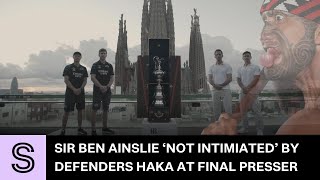 America's Cup: Britannia's Sir Ben Ainslie 'not intimidated' by rousing final haka | Stuff.co.nz