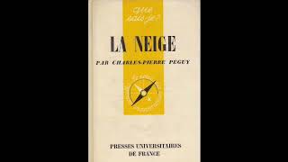 La neige chapitre 2: par Charles-Pierre Péguy "Les régimes nivométriques