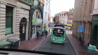 On a bus 50 in Reading town centre