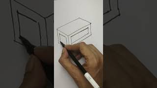 Draw coffee table easy #drawing