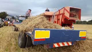 ransome threshing drum and a newholland coumbine harvester