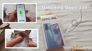 Unboxing Oppo a16 (aesthetic) | Philippines