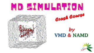 5 حلقات مجمعة عن اجراء تجارب المحاكاة الديناميكية (MD Simulation) باستخدام برنامج NAMD و VMD