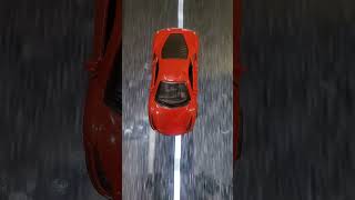 Red Lamborghini on Track #car #shorts #new #ytshorts