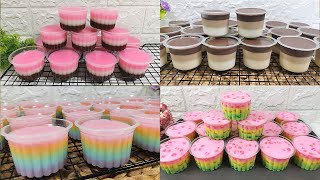 4 Resep Puding Cup Lapis Cocok Untuk Dijual dan Isian Snack Box