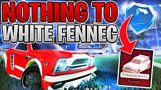 TRADING FROM NOTHING TO WHITE FENNEC IN ONE VIDEO! | Rocket League Trading