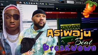 The Making of Ruger "ASIWAJU" beat [Fl Studio STOCK PLUGINS ONLY] Beat Breakdown + Afrobeat Tutorial