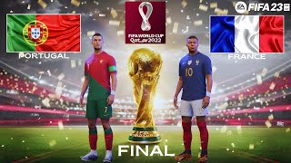 FIFA23 - Portugal vs France | Full Match l WORLD CUP Championship Final | PC™ Gameplay [60]