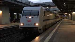 Ausfahrt BR 101 057-8 „Europa“ als NJ 408/IC 60408 ➡️ Zürich HB mit sehr verschnupftem Makro