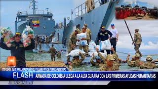 Armada de Colombia Llega a La Alta Guajira con Las Primeras Ayudas Humanitarias