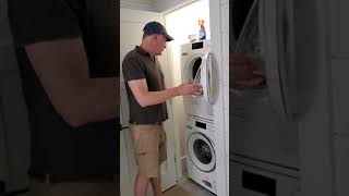 Operating the Miele T1 dryer