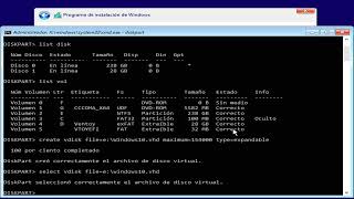 Instalar Windows en VHD