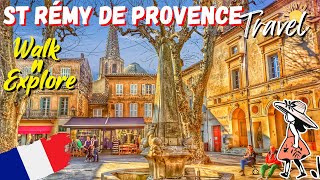 Saint-Rémy-de-Provence 🇫🇷 Beautiful Medieval Villages 🌞 French Village Walking Tour 🌷