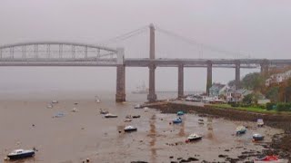 ominous wind sounds near the Tamar Bridge