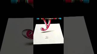 creative 3d art drawing on paper | 3d art zone part 21#shorts #shortsfeed #viral #art