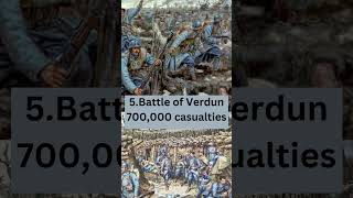 THE BLOODIEST BATTLES IN HUMAN HISTORY #shorts #shorts