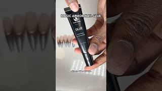 Magic Armor Nail Glue Tutorial and Review #shorts