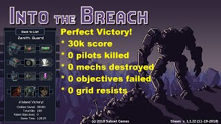 Into the Breach: 30k Perfect Victory Hard (Zenith Guard)