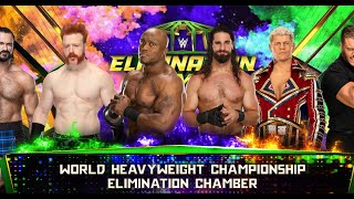 WWE 2K23 | World Heavyweight Championship | 6 Man  Elimination Chamber